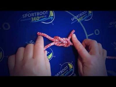 360grad Kreuzknoten Bootsführerschein Prüfung Segelschein